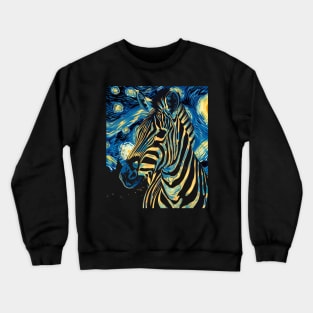 Zebra Wildlife Sanctuaries Crewneck Sweatshirt